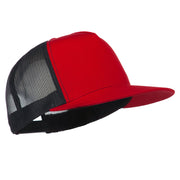 Classic 5 Panel Two Tone Mesh Trucker Snapback Cap