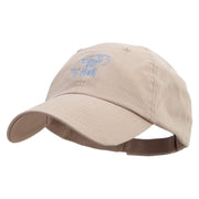 Drink Like A Fish Embroidered Low Profile Washed Cap - Khaki OSFM