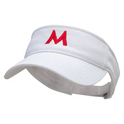 Mario World Logo Embroidered Brushed Sports Visor