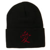 Chinese Symbol Love Embroidered Long Beanie