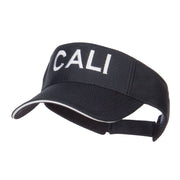 Wording of Cali Embroidered Mesh Visor