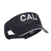 Wording of Cali Embroidered Mesh Visor