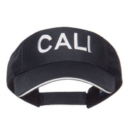 Wording of Cali Embroidered Mesh Visor