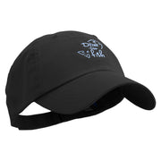 Drink Like A Fish Embroidered Low Profile Washed Cap - Black OSFM