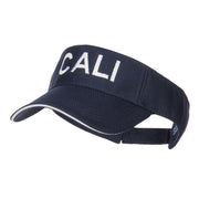 Wording of Cali Embroidered Mesh Visor