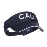 Wording of Cali Embroidered Mesh Visor