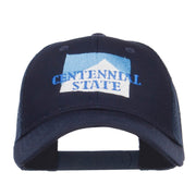 Colorado Centennial State Embroidered Trucker Cap