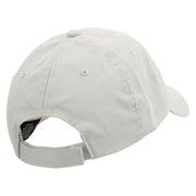 Drink Like A Fish Embroidered Low Profile Washed Cap - White OSFM