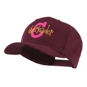 Logo C with Cheerleader Words Embroidered Cap