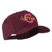 Logo C with Cheerleader Words Embroidered Cap