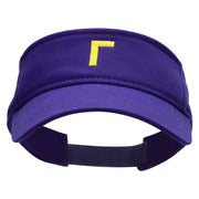 Mario World Logo Embroidered Brushed Sports Visor