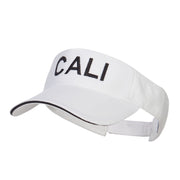 Wording of Cali Embroidered Mesh Visor