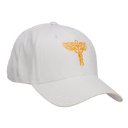 Original Medical Caduceus Embroidered Cotton Cap