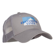 Colorado Centennial State Embroidered Trucker Cap