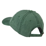 St. Patrick's Day Clover Embroidered Washed Cap