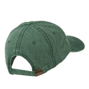 St. Patrick's Day Clover Embroidered Washed Cap