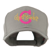 Logo C with Cheerleader Words Embroidered Cap