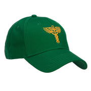 Original Medical Caduceus Embroidered Cotton Cap