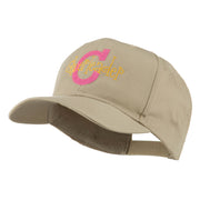 Logo C with Cheerleader Words Embroidered Cap