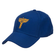 Original Medical Caduceus Embroidered Cotton Cap