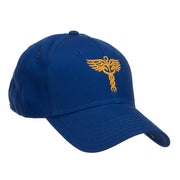 Original Medical Caduceus Embroidered Cotton Cap