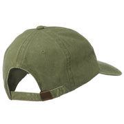 St. Patrick's Day Clover Embroidered Washed Cap