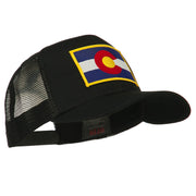 Colorado Western State Embroidered Patched Mesh Back Cap