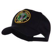 Army Circular Shape Embroidered Military Patch Cap