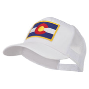 Colorado Western State Embroidered Patched Mesh Back Cap