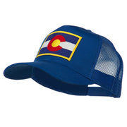 Colorado Western State Embroidered Patched Mesh Back Cap