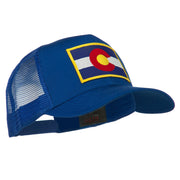 Colorado Western State Embroidered Patched Mesh Back Cap