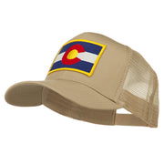 Colorado Western State Embroidered Patched Mesh Back Cap