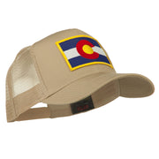 Colorado Western State Embroidered Patched Mesh Back Cap