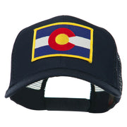 Colorado Western State Embroidered Patched Mesh Back Cap