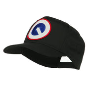 Army Circular Shape Embroidered Military Patch Cap