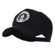 Army Circular Shape Embroidered Military Patch Cap