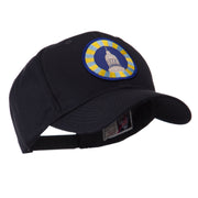 Army Circular Shape Embroidered Military Patch Cap