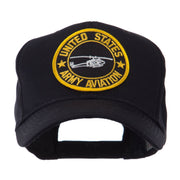 Army Circular Shape Embroidered Military Patch Cap