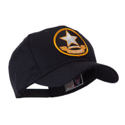 Army Circular Shape Embroidered Military Patch Cap