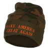 Make America Great Again Embroidered Camo Beanie