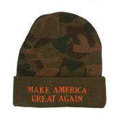 Make America Great Again Embroidered Camo Beanie