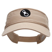 Carabiner Climber Embroidered Pro Style Cotton Twill Washed Visor