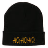 Christmas Letter Ho Ho Ho Embroidered Beanie