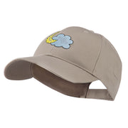 Halloween Cloud and Moon Embroidered Cap