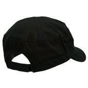 Captain Embroidered Enzyme Army Cap