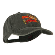 Cinco De Mayo Embroidered Washed Cap