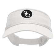 Carabiner Climber Embroidered Pro Style Cotton Twill Washed Visor