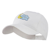 Halloween Cloud and Moon Embroidered Cap