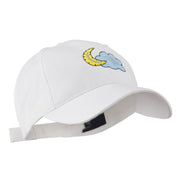 Halloween Cloud and Moon Embroidered Cap