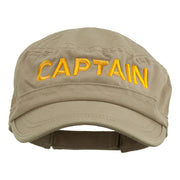 Captain Embroidered Enzyme Army Cap